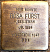 Rosa Frst, geb. Stern (1884 -   ?) 